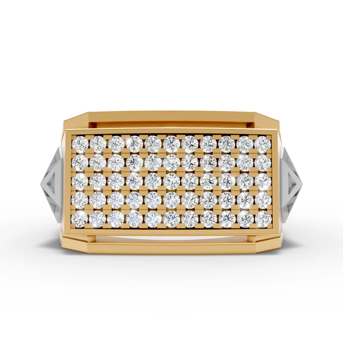 Luxury Iced Out Signet Ring